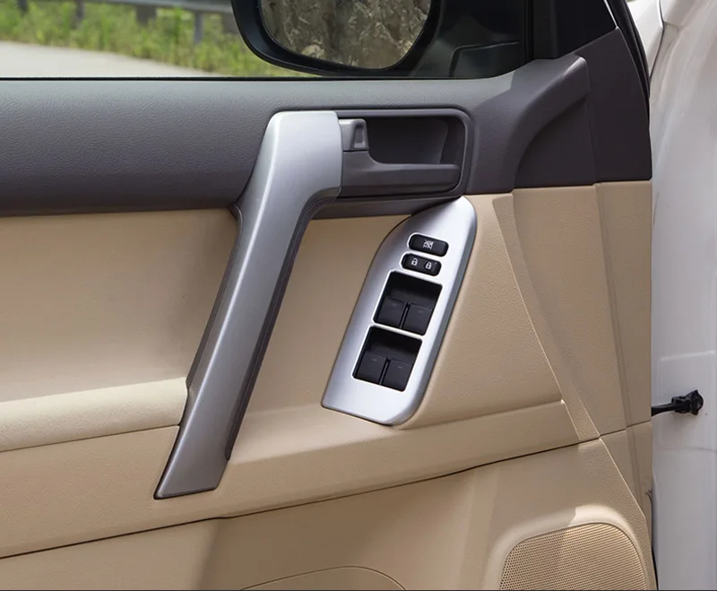 4 шт. для Toyota Land Cruiser Prado FJ150 150 2010-2018 крышка переключателя автомобильной двери окна