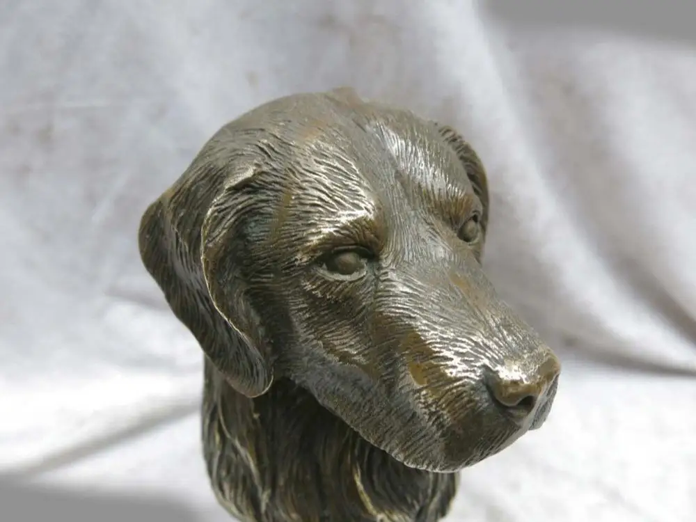 9 &quotтонкая латунная скульптура Китай резная фэн-шуй счастливая Красивая статуя