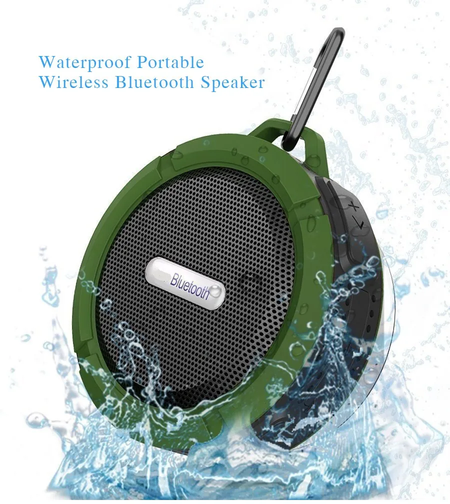 Беспроводная bluetooth-колонка с присоской для ванной, водонепроницаемый громкий динамик с микрофоном для Xiaomi Caixa de som altavoz Bluetooth