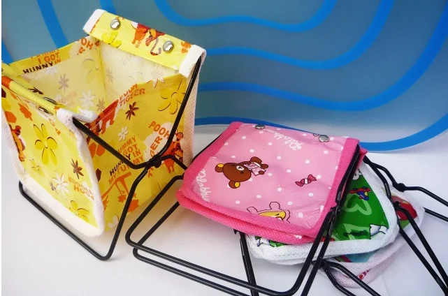 Настольная Складная мини стойка для мусора корзина Коробка Для Хранения ручек