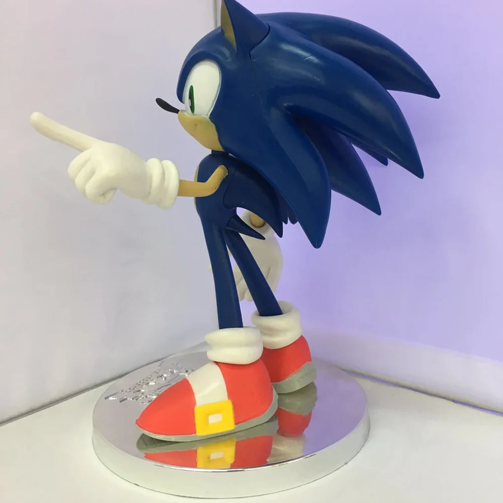 Фигурка Sonic ПВХ Супер зубная щётка фигурку 20th Юбилей подвижный горячие игрушки