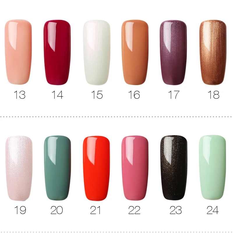 Гель лак для ногтей ROSALIND 1 однотонная серия 7 мл Белый Светодиодный УФ