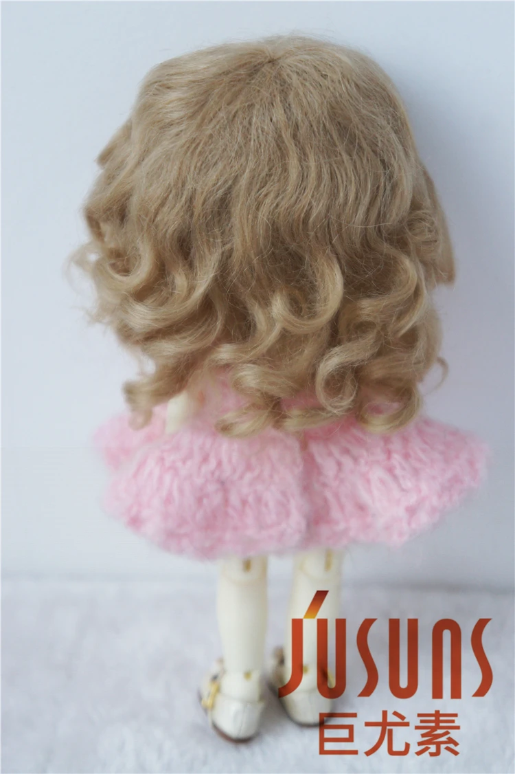 JD012 1/8 1/12 BJD милый мохеровый парик костюм для размера 3 4 дюйма 5inch5 6 дюймов модные