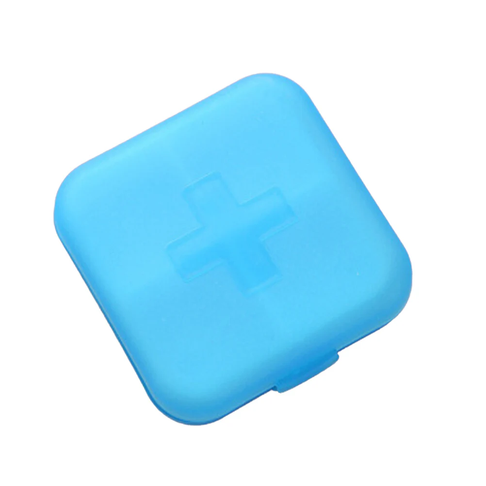 4 отделения контейнер держатель для таблеток Органайзер коробка