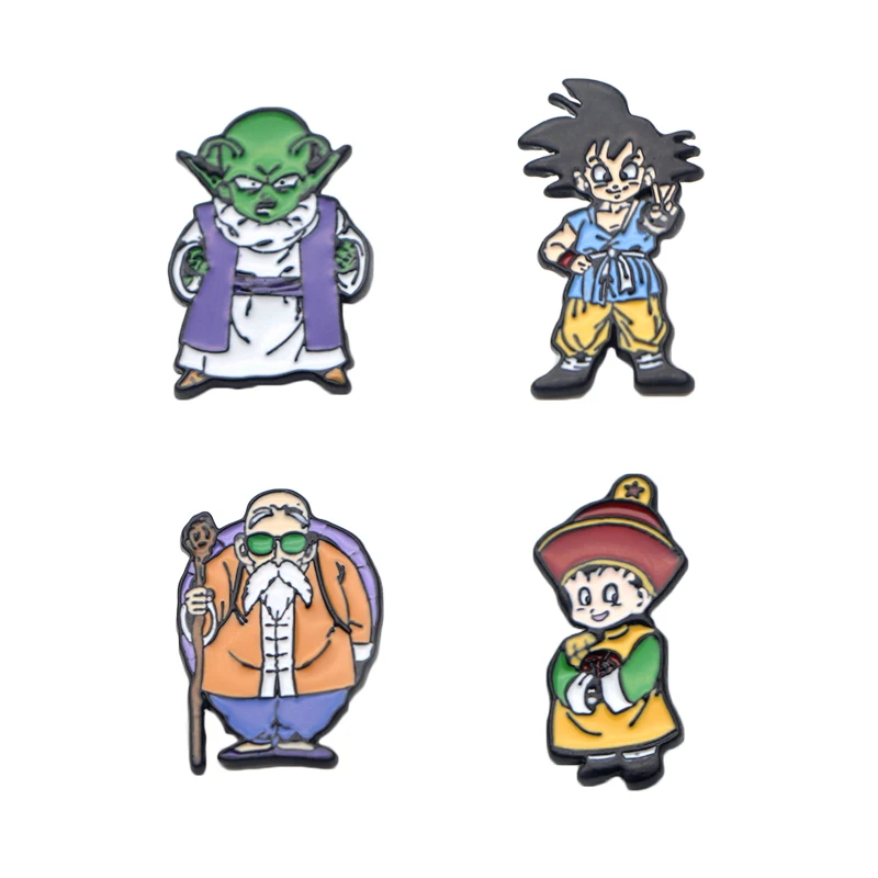 P2384 аниме Dragon Ball Z железная эмалированная брошь милый воротник значки и броши сумка значок