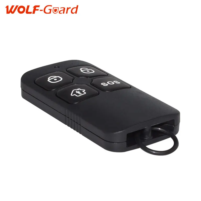 Wolf-Guard 433MHZ Black Color Waterproof Wireless Remote Controller for Alarm System Host | Безопасность и защита