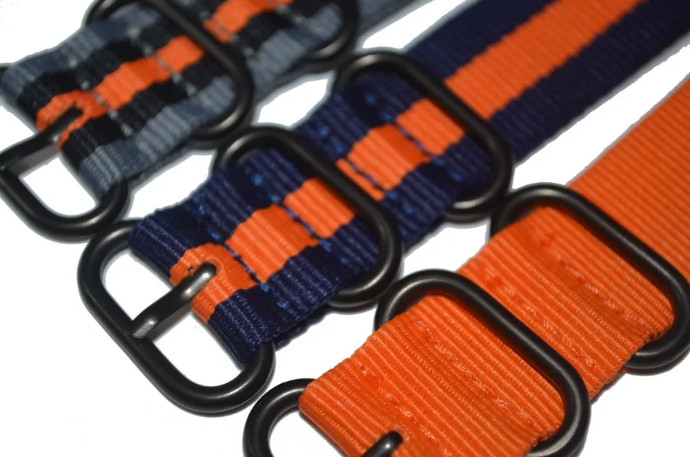 1 шт. качественный нейлоновый ремешок для часов 22 мм Zulu NATO 3 0 с пряжкой спортивных