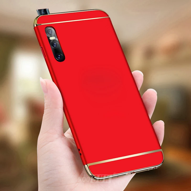 Vivo X27 Original Mobile Phone Case Koosuk Full Protection Back Cover For ViVO Shockproof Armor 3 in 1 PC Hard Shell Coque | Мобильные