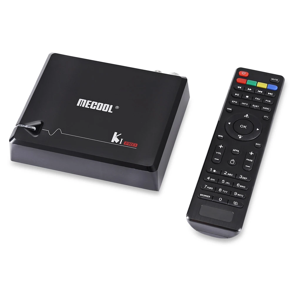 MECOOL KI Pro Android 7 1 DVB S2 + T2/C ТВ Box Amlogic S905D Quad core DDR4 2 ГБ 16 4 г/5 г Wi Fi H.265 HD UHD К Media Player|4k media