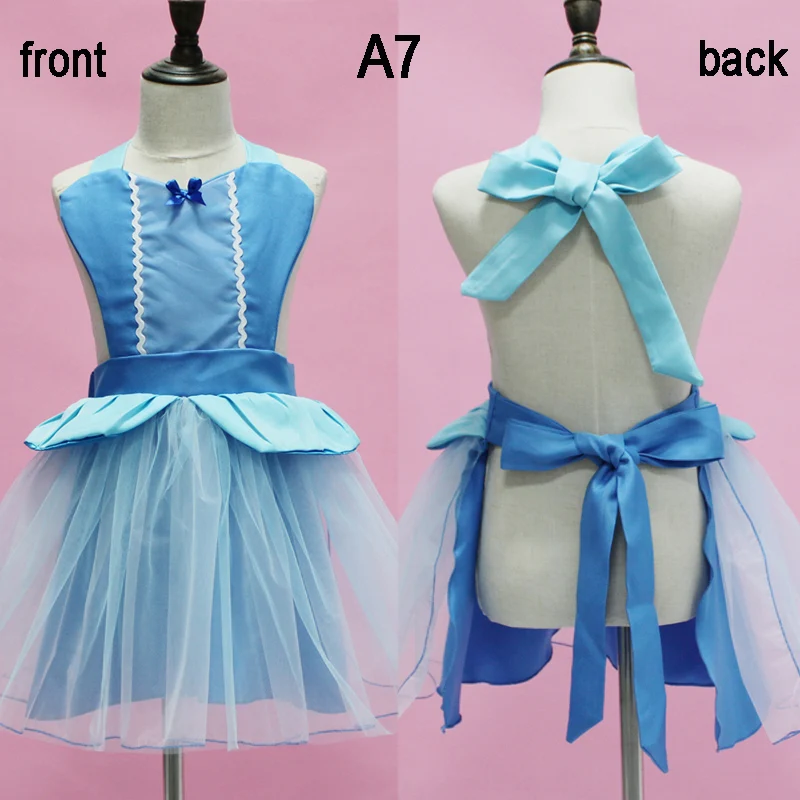 Costumes for Girls Mermaid Snow White Elsa Costume Minnie Anna Cosplay Princess Tutu Apron for Halloween Christmas Easter Party