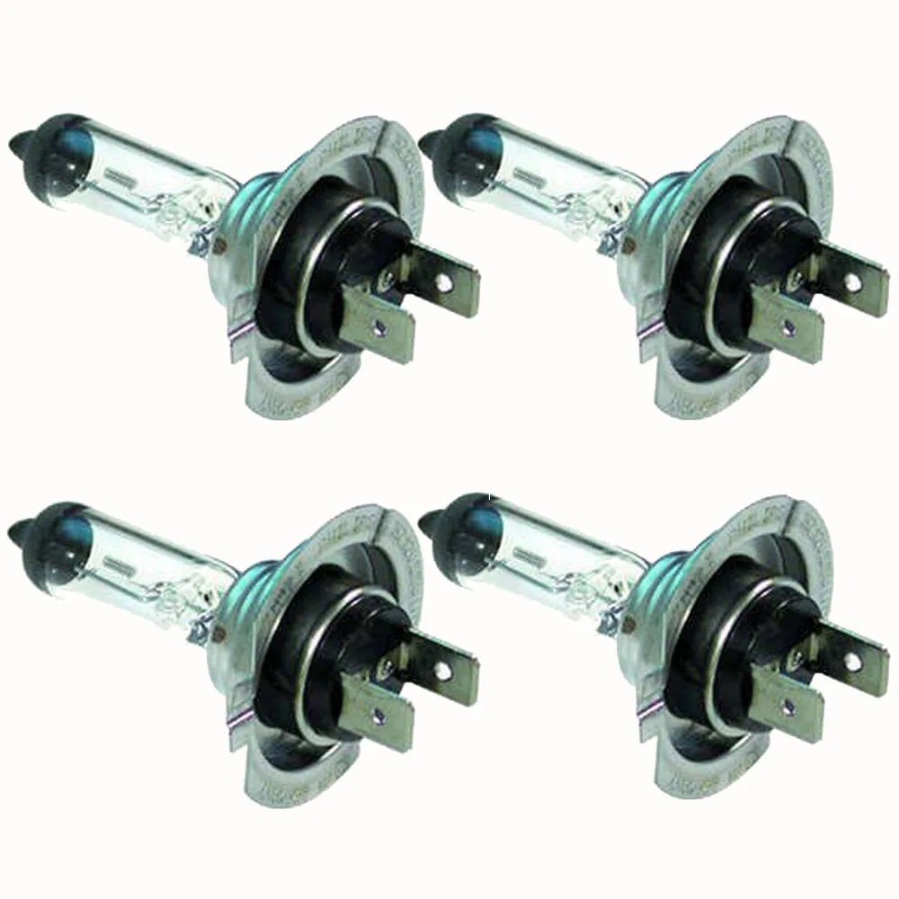 4 шт. H7 холодный белый Светодиодный светильник для автомобиля 55 Вт 12 в супер яркий