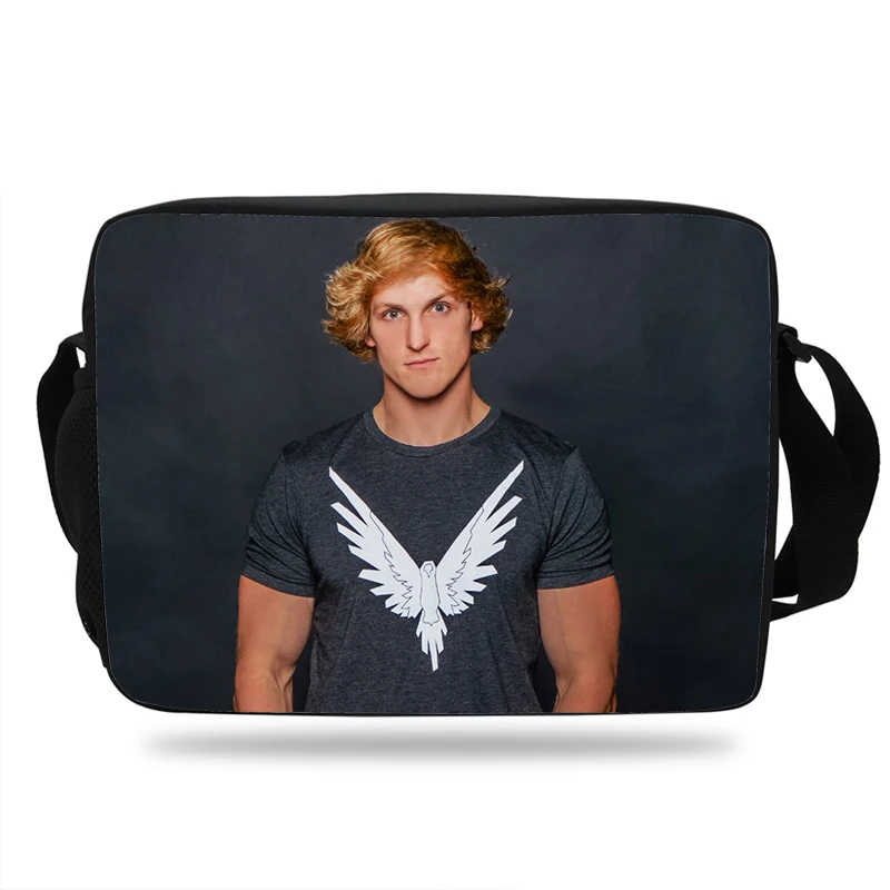 Maverick Logan/сумка мессенджер с логотипом Logan Paul модная повседневная сумка школьная