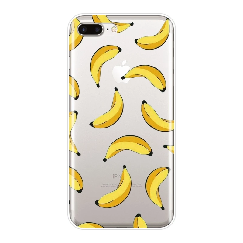 Для iPhone 6 S 6 S 7 8 X XR XS Max чехол для телефона силиконовый сосна яблоко авокадо мягкая задняя крышка для apple iPhone 8 7 6 S 6 S Plus чехол