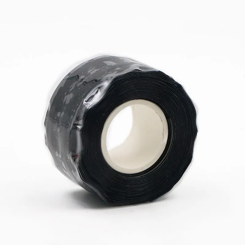 

Водонепроницаемая силиконовая ремонтная Лента Горячая Распродажа, самоплавляющийся спасательный шланг черная прозрачная пленочная лента