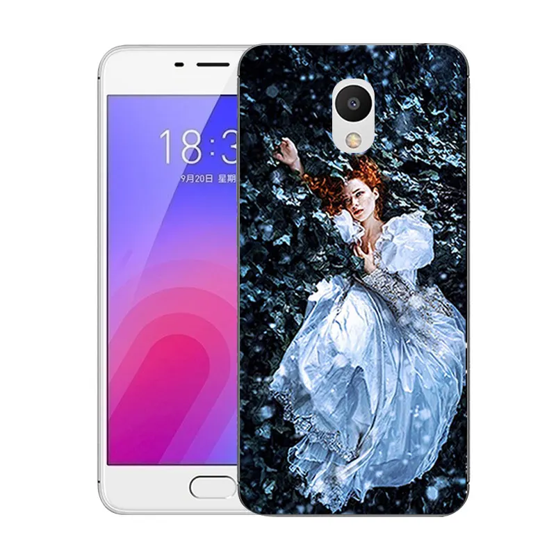 Чехол для Meizu M6 5 2 дюйма задняя крышка с принтом телефона M 6 Mini M711Q M711C прозрачный