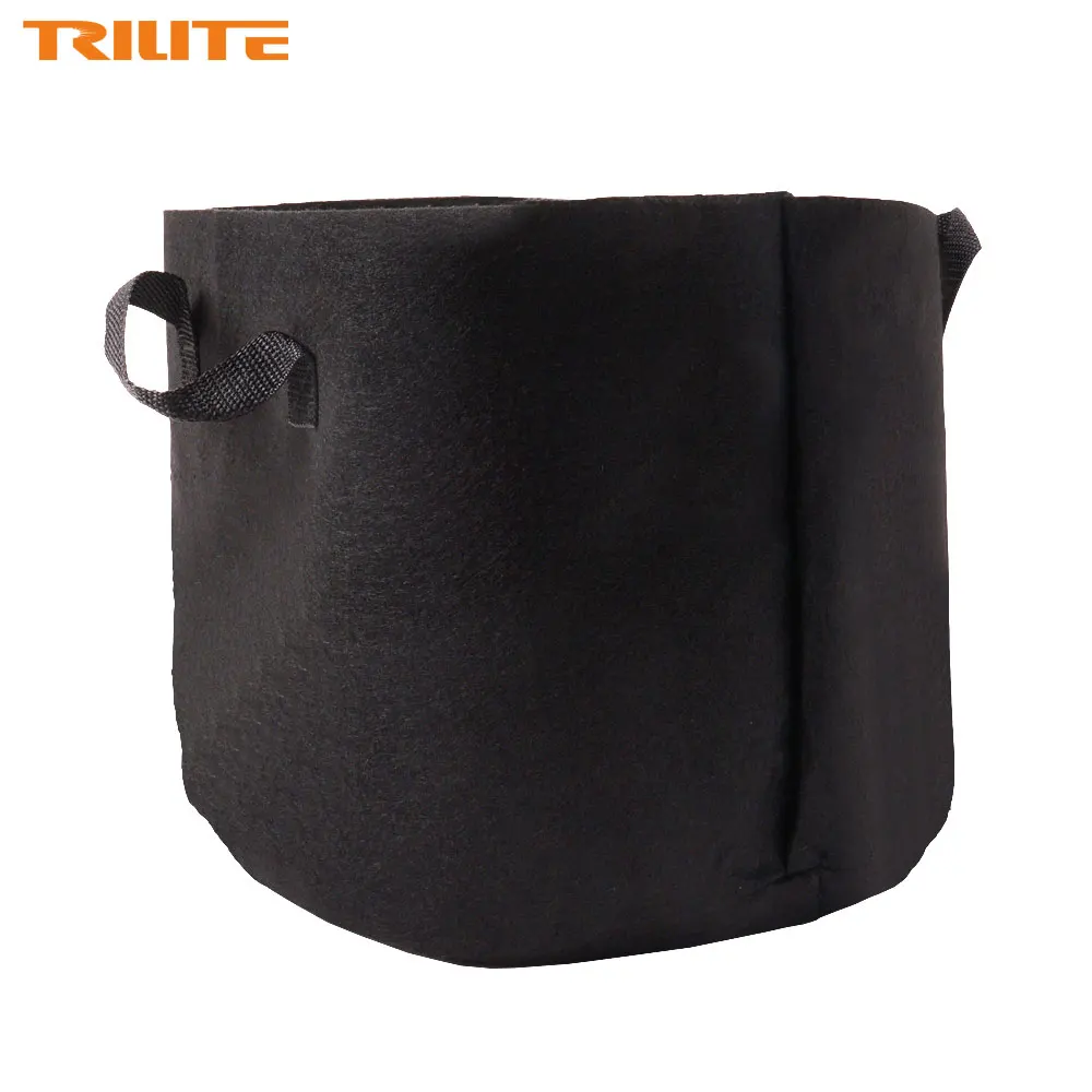 10 шт./лот 5 галлонов нетканый материал сумка для выращивания с ручками круглые