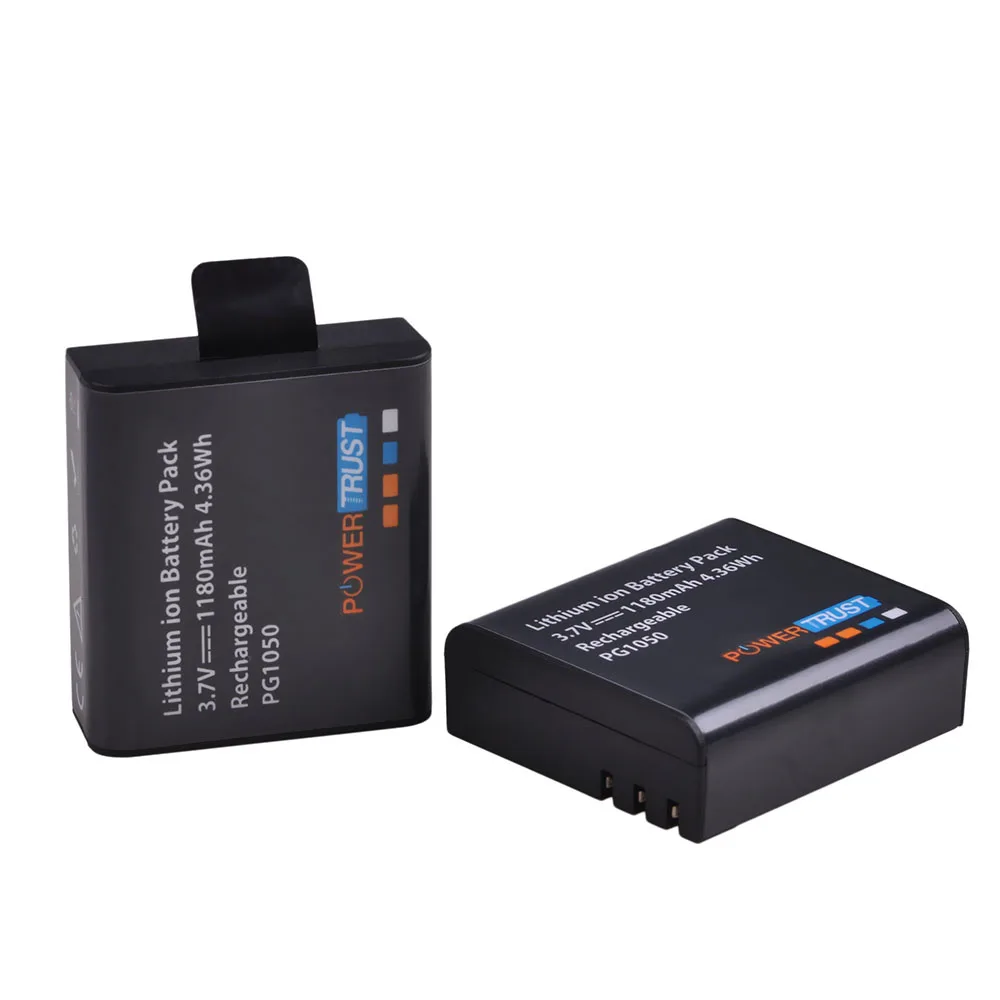 4x PG1050 1180 мАч батареи+ ЖК двойной USB зарядное устройство для SJCAM SJ4000 M10 SJ5000 SJ5000X для eken H9 H9R H8R H8 GIT PG900