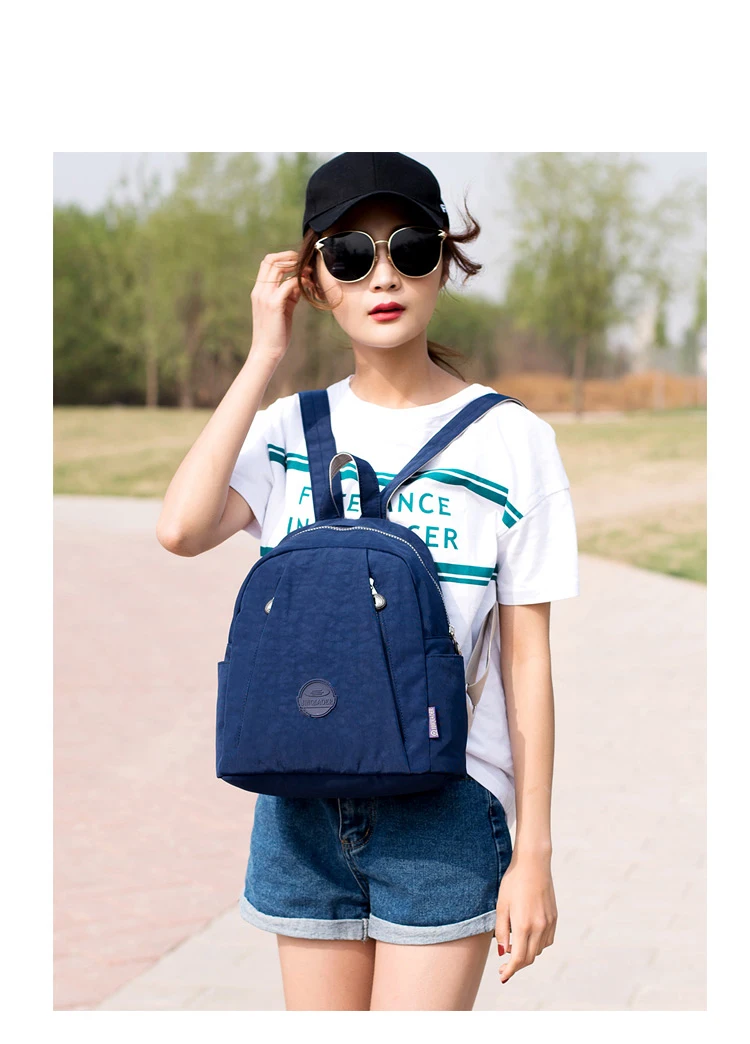 Женская школьная сумка рюкзак для девочек-подростков Mochila Feminina небольшой рюкзак для женщин нейлоновая Женская дорожная сумка для ноутбука Sac A Dos