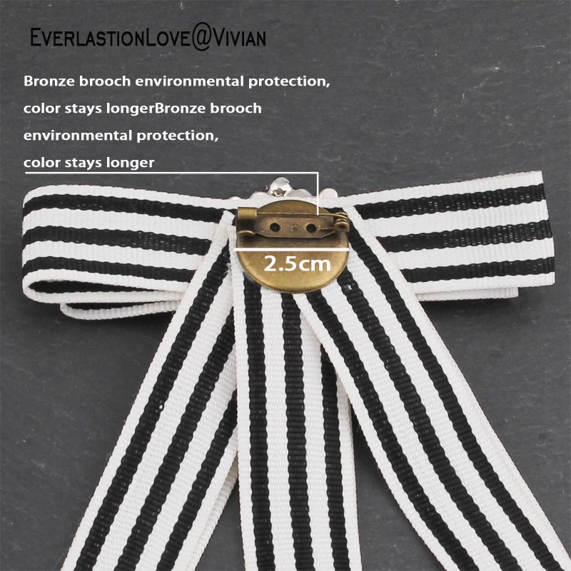SQ Vintage Fabric Bow Brooches for Women girls High Quality Wedding Party jewelry ribbon collar brooch pins Garment Accessories | Украшения