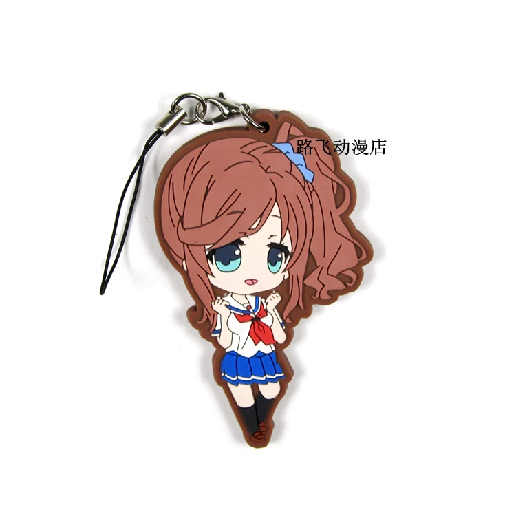 High School Fleet Action Figure Anime Model Shiro Chan Wilhelmina Braunschweig Ingenol Friedeburg Rubber Keychain Pendant 6cm | Игрушки и