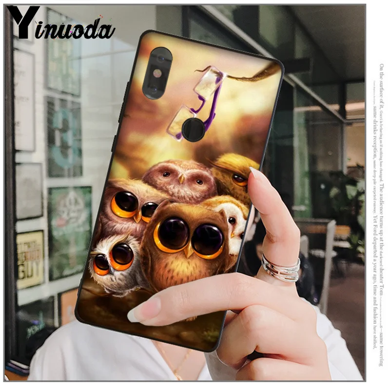 A13 Yinuoda мультяшный милый чехол для телефона с изображением совы для Xiaomi mi 6 8 SE Note 3 mi Note 3 mi x 2 2s Res mi 5 Coque Shell - Цвет: A13