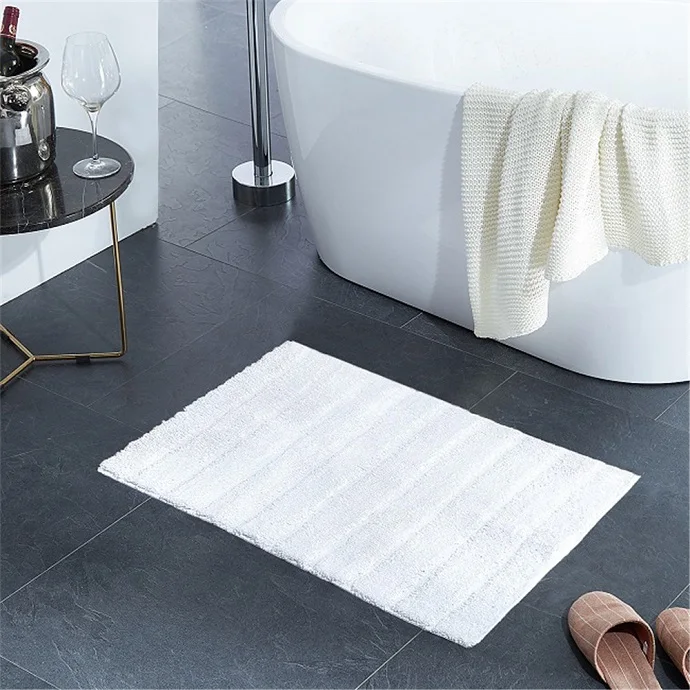 White-Solid Topfinel, современный клетчатый коврик для ванной, ковер для двери, для ванной, для гостиной, спальни, противоскользящий мягкий ковер для детского декора, однотонный напольный коврик - Цвет: White-Solid