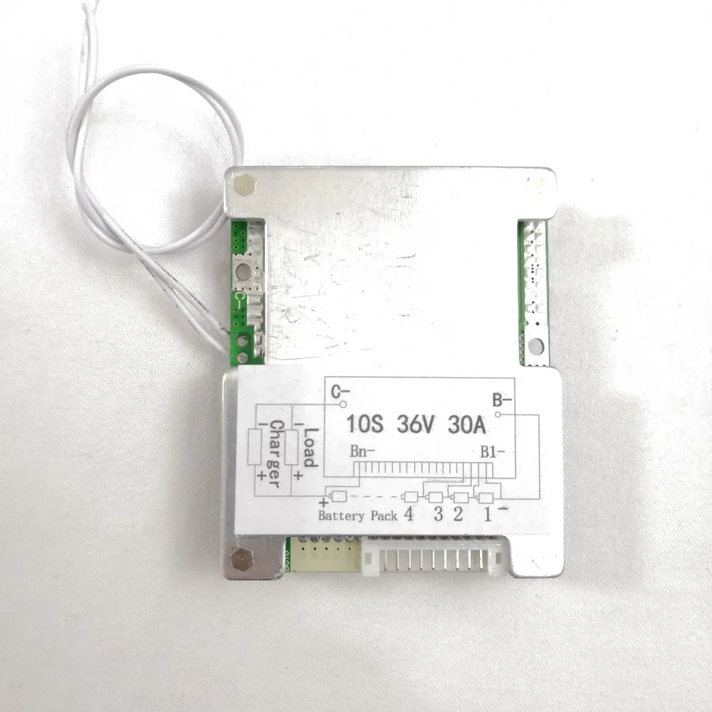 10S 36V 30A литий ионный lipo bms с переключателем ВКЛ./ВЫКЛ. Тот же порт функцией