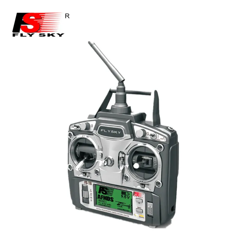 Оригинальный Flysky FS T6 2 4 г 6CH Planel Управление w/ЖК дисплей Экран передатчик + R6B