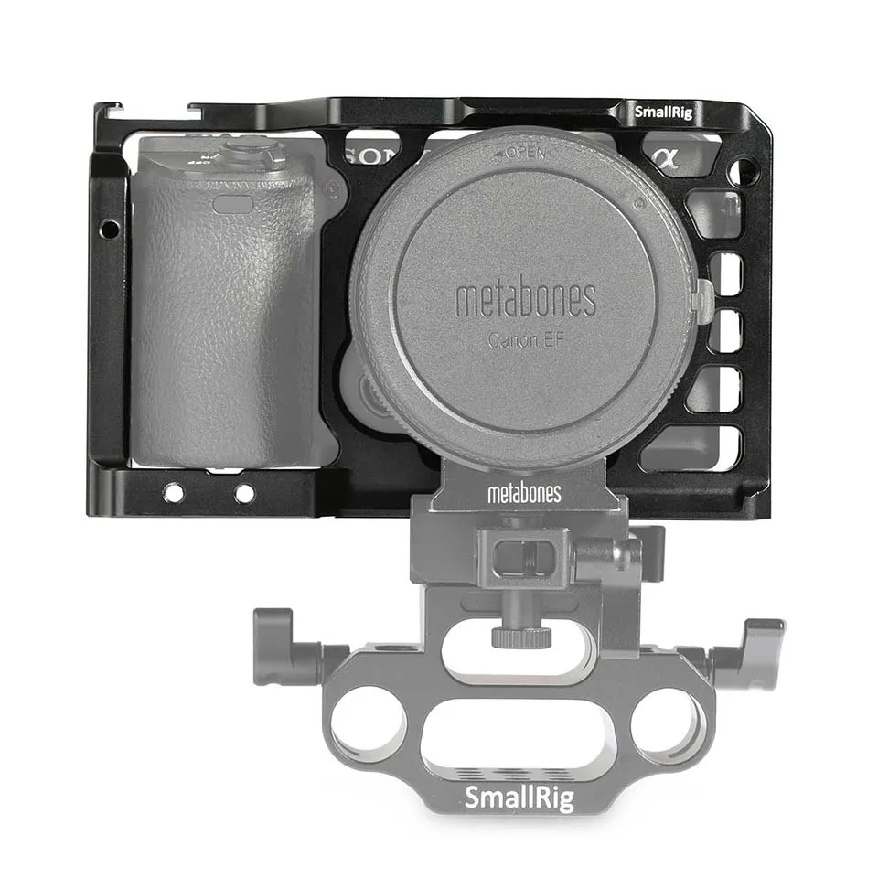 SmallRig Камера клетка для sony A6500 ILCE-A6500 с железнодорожный вокзал Холодный башмак на верхней части для Магия рычаг Micorphone приложить 1889