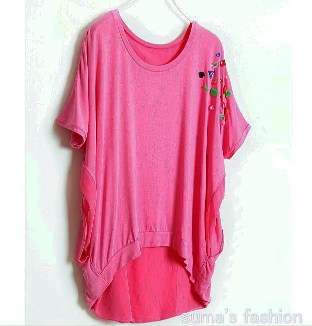 2016 летние новые женские флуоресцентные свободные хлопковые футболки с