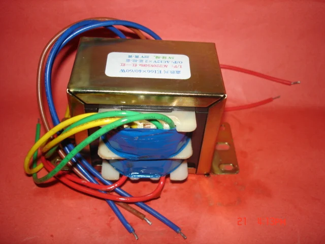 12V 0 2.1A 22V 0.2A 5V 0.5A трансформатор 220V вход 60VA EI66 * 40 компьютерный динамик усилитель