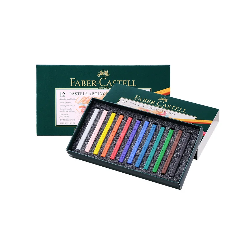 Цветной мелок FABER CASTELL/36/60 12/24 цветная профессиональная Пастель для художника - Цвет: 12 color