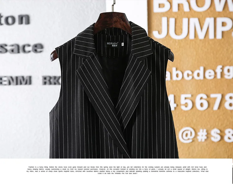 XL-9XL chalecos para mujer размера плюс женский длинный жилет с отворотами 200 фунтов Женское пальто длинный жилет coletes feminina DV85