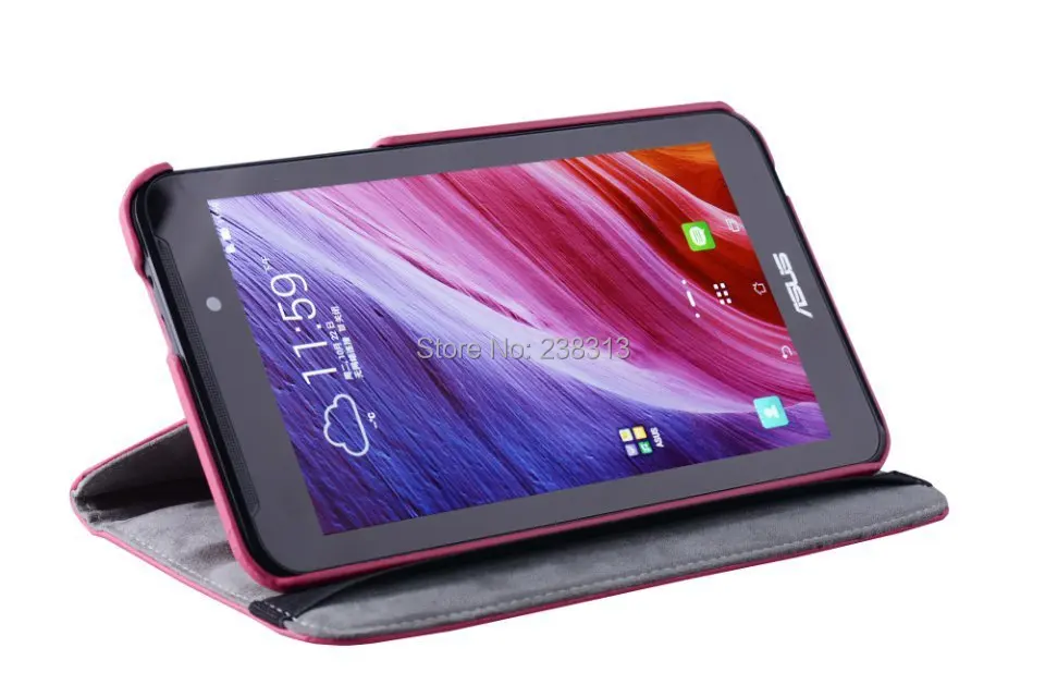 Чехол книжка из искусственной кожи с поворотом на 360 градусов для Asus FonePad 7 FE170CG FE170