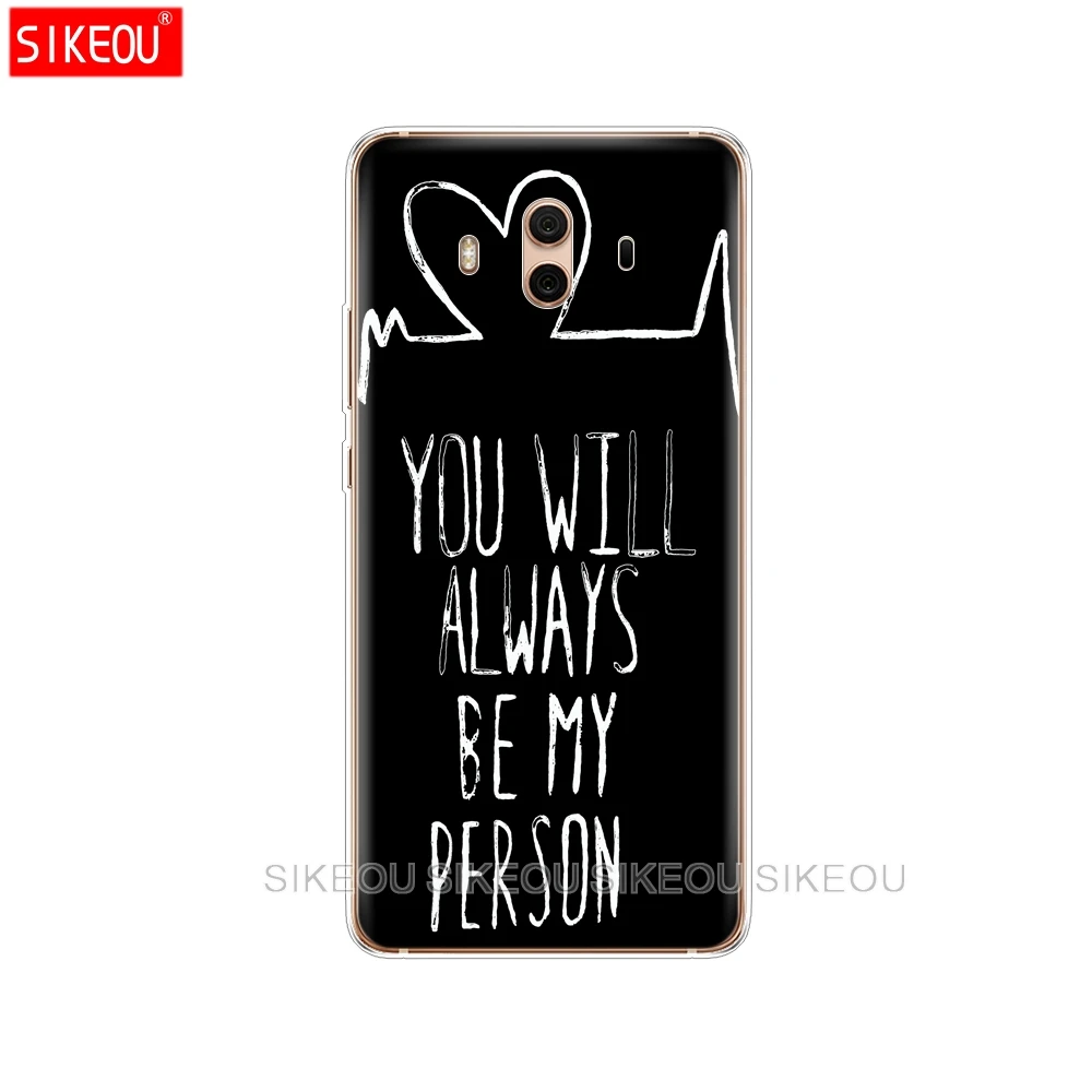 Силиконовый чехол для телефона Huawei mate 7 8 9 10 pro LITE Greys Anatomy|Бамперы| |
