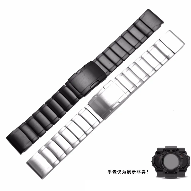 Для Garmin Fenix 5 935NEW Arrival Ремешки для наручных часов 22 мм серебристый и черный