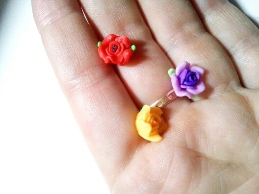 NiceBeads ручная работа мягкая полимерная глина Fimo модный цветок DIY ожерелье браслет украшение для волос изготовление ювелирных изделий и ремесло Dec