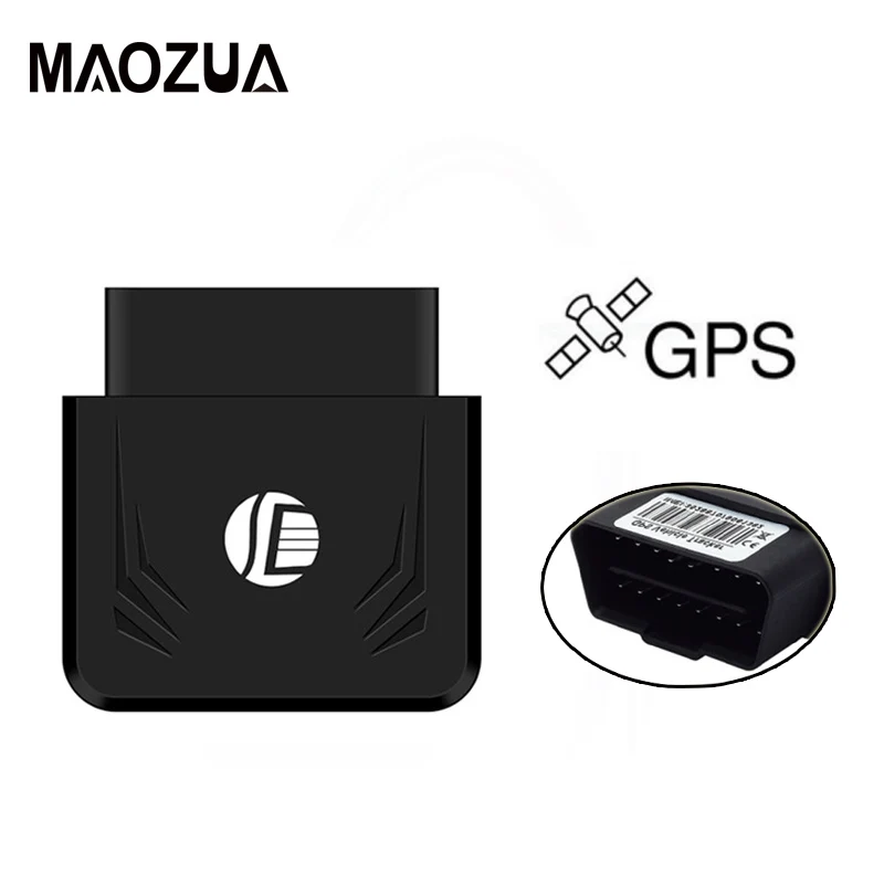 Maozua OBD2 автомобильный GPS трекер 16PIN OBD Plug Play GSM устройство слежения локатор OBDII