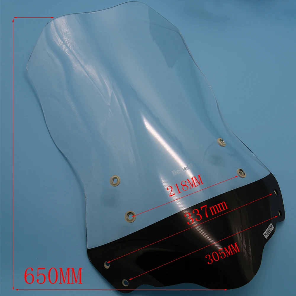 64 см утолщенное лобовое стекло мотоцикла для Benelli TRK502 TRK 502 TRK502X прозрачное