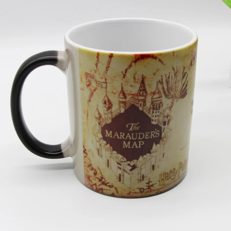 Кофейные кружки Marauder Map меняющие цвет волшебная Термочувствительная чайная