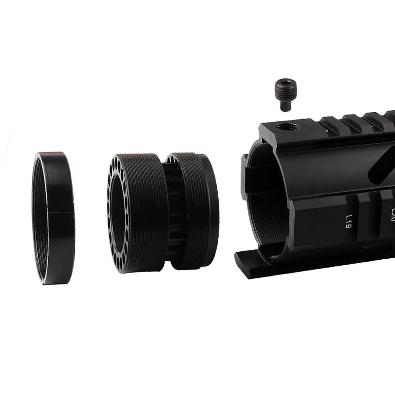 Тактический 7 'ཆ'' 12 'ཋ'' AR. 223/5. 56 БЕСПЛАТНАЯ Float Quad направляющая для