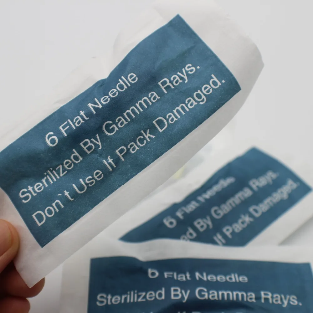 Одноразовые тату-иглы 6F иглы для перманентного макияжа бровей подводки глаз губ