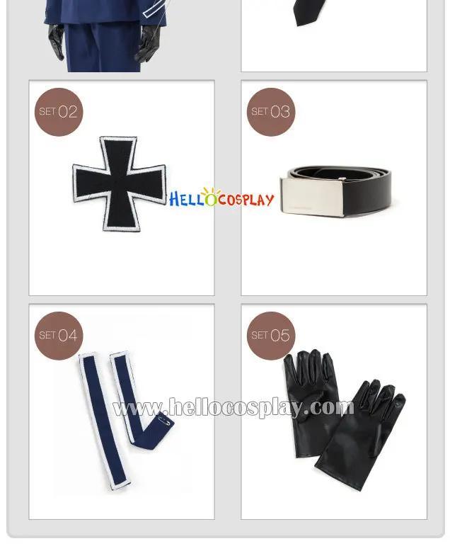 Военная Униформа H008 хеталия оси власти Пруссии | Тематическая одежда и униформа