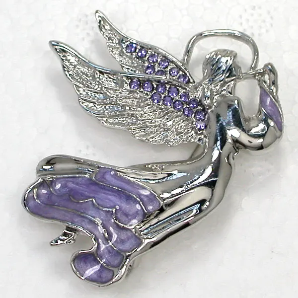 

Rhinestone Fairy Angel Pin brooches Fashion Enamel brooch C124 Q