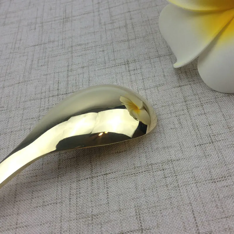 Медная ложка для супа латунная обеденная классические экологичные столовые