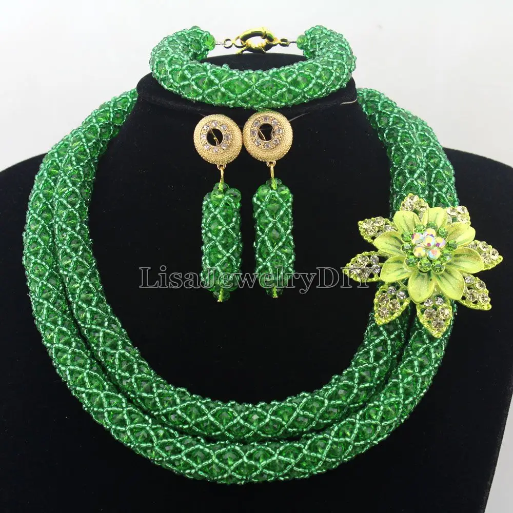 Великолепное массивное ожерелье африканские бусы ювелирные наборы нигерийские