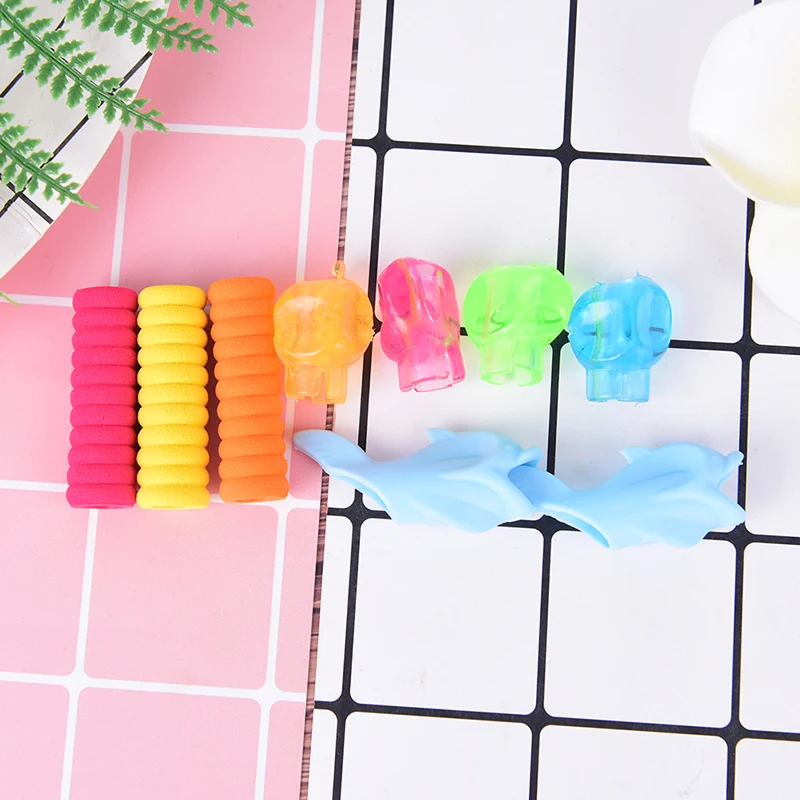 9 шт./лот удобная мягкая пена ручка помощь Дети контроль ученик почерк школьные