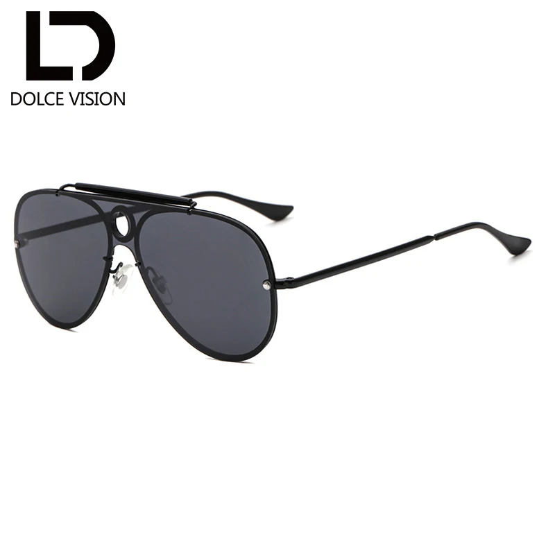 Dolce vision прозрачный солнцезащитные очки-авиаторы очки без оправы солнцезащитных