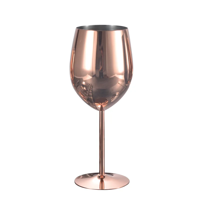 Золотистый бокал для вина из нержавеющей стали большой украшение дома