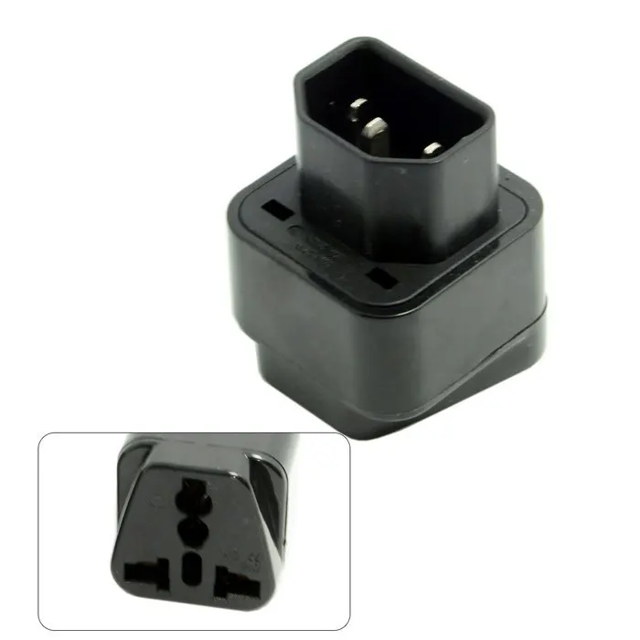 Новый комбинированный адаптер питания IEC320 C14 C13 с разъемом для США Европы